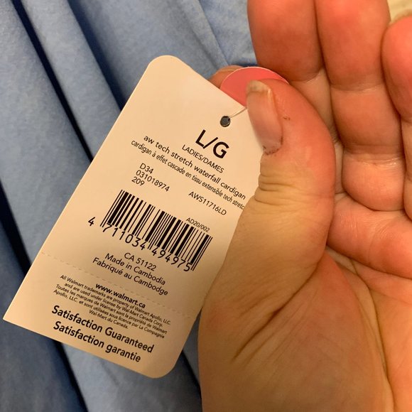 BNWT Athletic Works Women's Tech Stretch Cardigan - Picture 4 of 4